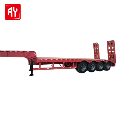 RUIYUAN 4 tengelyes RED alacsony ágyas pótkocsi